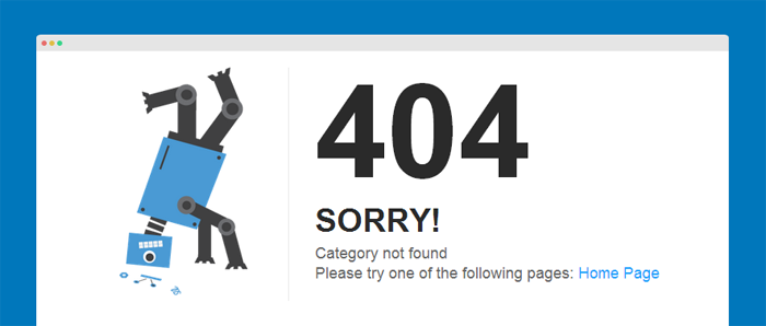 404 error